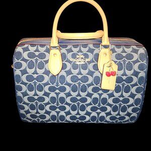 COACH Rowan Large Satchel Bag in Signature Canvas